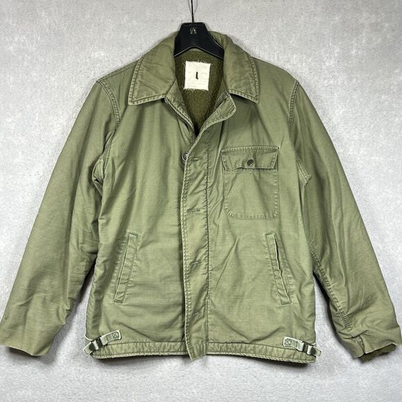VTG 1974 Vietnam US NAVY Cold Weather A-2 Deck Jacket Lancer Co. MEDIUM (38-40) - Picture 1 of 11